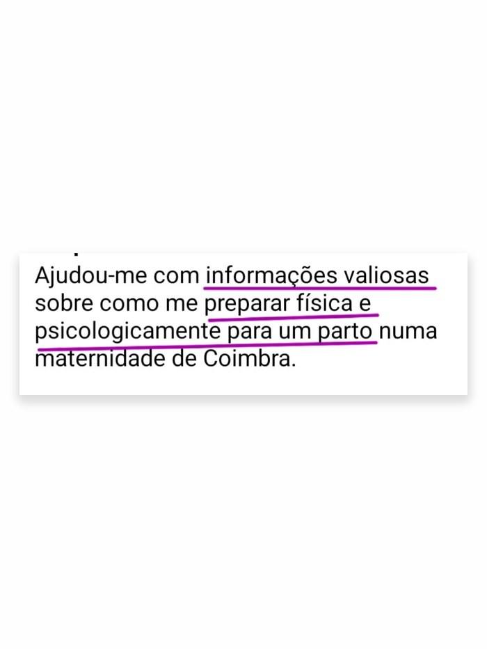 Print de depoimento de uma aluna do programa