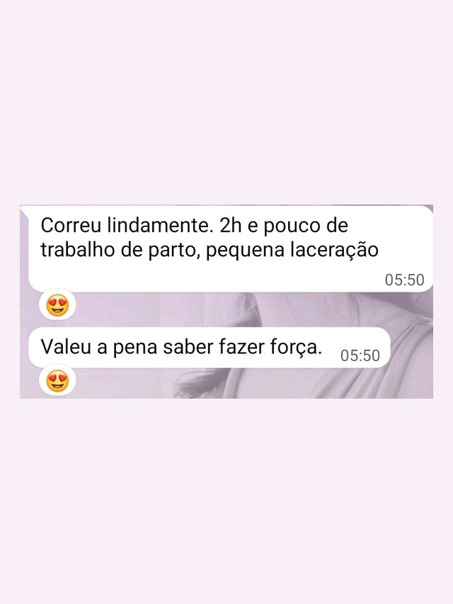 Mensagem de uma aluna sobre o guia